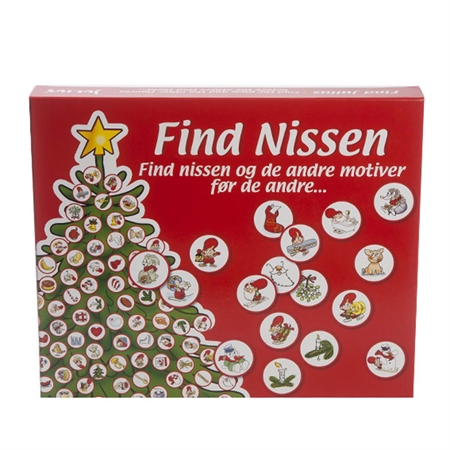 Julespil - Find Nissen og andre julemotiver