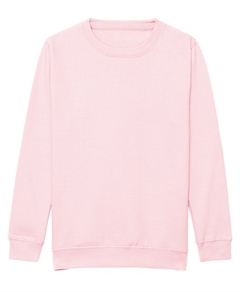 Sweatshirt i Baby pink med/uden navn