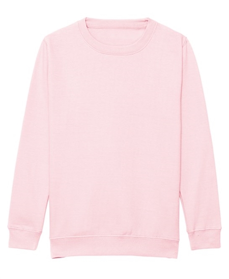 Sweatshirt i Baby pink med/uden navn
