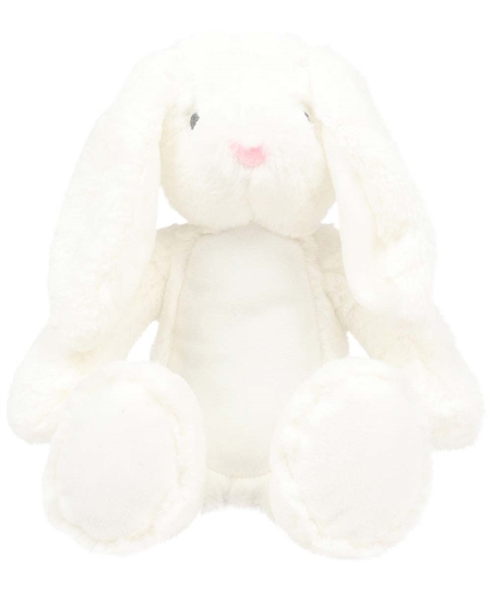 Billede af Lille hvid kanin bamse på 26 cm