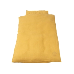 Sengetøj økologisk 70x100 Mustard