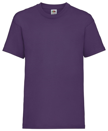 T-Shirt i Purple med/uden navn