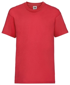 T-Shirt i Red med/uden navn