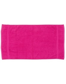 Pink Håndklæde med navn - 2 størrelser