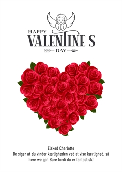  Valentinsdags plakat A4